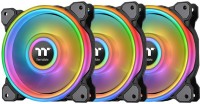 Купить система охлаждения Thermaltake Riing Quad 14 RGB Radiator Black (3-Fan Pack)  по цене от 6954 грн.