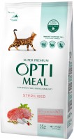 Купить корм для кошек Optimeal Adult Sterilised with Beef 1.5 kg  по цене от 358 грн.