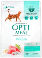 Купить корм для кошек Optimeal Adult Sterilised with Turkey 200 g  по цене от 81 грн.