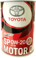Купити моторне мастило Toyota Motor Oil 0W-20 SP/GF-6A Synthetic 1L  за ціною від 433 грн.