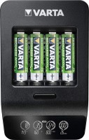 Купить зарядка для акумуляторної батарейки Varta LCD Smart Plus Charger + 4xAA 2100 mAh: цена от 3023 грн.