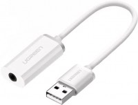 Купить звуковая карта Ugreen 2in1 USB Audio Adapter  по цене от 687 грн.