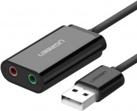 Купити звукова карта Ugreen USB 2.0 Sound Card  за ціною від 475 грн.