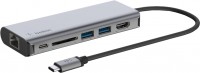 Купить кардридер / USB-хаб Belkin Connect USB-C 6-in-1 Multiport Adapter: цена от 2139 грн.