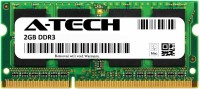 Купити оперативна пам'ять A-Tech DDR3 SO-DIMM 1x2Gb за ціною від 215 грн.