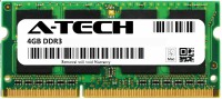 Купить оперативная память A-Tech DDR3 SO-DIMM 1x4Gb (AT4G1D3S1600ND8N15V) по цене от 250 грн.