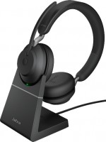Купить навушники Jabra Evolve2 65 Stereo USB-C UC with Charging Stand: цена от 10602 грн.