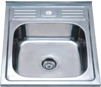 Купить кухонна мийка Zerix 50x60 0.4/160 Z5060-04-160E: цена от 918 грн.
