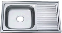 Купить кухонна мийка Zerix 80x50 0.6/160 L Z8050L-06-160E: цена от 1249 грн.