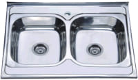 Купити кухонна мийка Zerix 80x60 0.8/180 Z8060B-08-180E  за ціною від 2267 грн.
