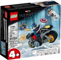Купить конструктор Lego Captain America and Hydra Face-Off 76189  по цене от 349 грн.