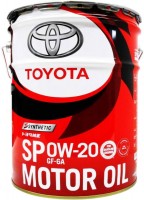 Купити моторне мастило Toyota Motor Oil 0W-20 SP/GF-6A Synthetic 20L  за ціною від 6932 грн.