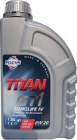 Купить моторное масло Fuchs Titan GT1 Longlife IV 0W-20 1L  по цене от 548 грн.