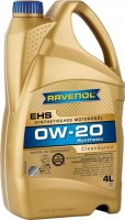 Купити моторне мастило Ravenol EHS 0W-20 4L  за ціною від 1672 грн.