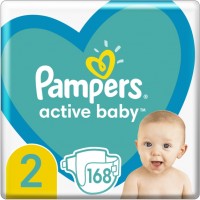 Купити підгузки Pampers Active Baby 2 (/ 168 pcs) за ціною від 639 грн.