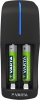 Купити зарядка для акумуляторної батарейки Varta Mini Charger + 2xAAA 800 mAh  за ціною від 849 грн.