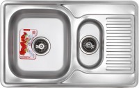 Купити кухонна мийка Zerix 78x50 0.8/180 Z7850A-08-180E  за ціною від 1806 грн.