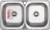 Купить кухонна мийка Zerix 78x48 0.8/180 Z7848D-08-180E: цена от 2129 грн.
