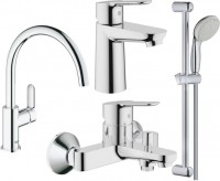 Купити набір змішувачів Grohe BauEdge 123218K  за ціною від 10742 грн.