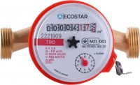 Купити лічильник води EcoStar DN15 1/2 L110 E-C 2.5 hot  за ціною від 452 грн.