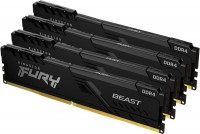 Купити оперативна пам'ять Kingston Fury Beast DDR4 4x32Gb за ціною від 10305 грн.