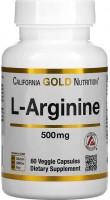 Купить аминокислоты California Gold Nutrition L-Arginine (60 cap) по цене от 277 грн.