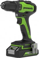 Купити дриль / шурупокрут Greenworks GD24DD35K2 3704007UA за ціною від 5092 грн.