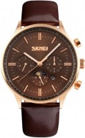 Купить наручные часы SKMEI 9117 Brown-Gold  по цене от 961 грн.