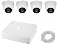 Купить комплект видеонаблюдения Hikvision IP-4D 4MP KIT: цена от 21590 грн.