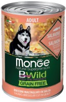 Купить корм для собак Monge BWild GF Canned Adult All Breed Salmon 400 g: цена от 94 грн.