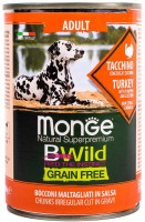 Купить корм для собак Monge BWild GF Canned Adult Turkey 400 g  по цене от 94 грн.