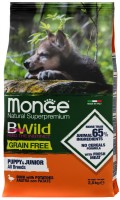 Купить корм для собак Monge BWild GF Puppy&Junior Duck/Potato 2.5 kg  по цене от 1148 грн.