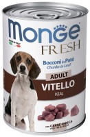 Купити корм для собак Monge Fresh Canned Adult Veal 400 g  за ціною від 100 грн.