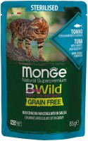 Купить корм для кошек Monge Bwild Grain Free Bocconcini Tonno 85 g  по цене от 42 грн.