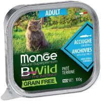 Купити корм для кішок Monge Bwild Grain Free Pate Acciughe 100 g  за ціною від 47 грн.