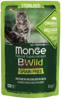 Купити корм для кішок Monge Bwild Grain Free Bocconcini Cinghiale 85 g  за ціною від 42 грн.