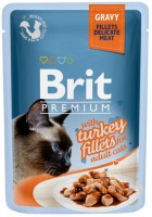 Купить корм для кішок Brit Premium Pouch Turkey Fillets 85 g: цена от 38 грн.