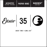 Купити струни Elixir Acoustic Nanoweb 35  за ціною від 241 грн.