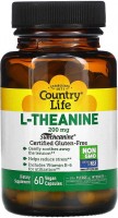 Купити амінокислоти Country Life L-Theanine 200 mg за ціною від 1488 грн.