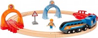 Купити автотрек / залізниця BRIO Action Tunnel Circle Set 33974  за ціною від 4999 грн.