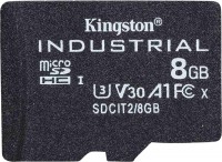 Купити карта пам'яті Kingston Industrial microSD + SD-adapter (Industrial microSDHC + SD-adapter 8Gb) за ціною від 357 грн.