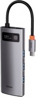 Купить картридер / USB-хаб BASEUS Metal Gleam Series 5-in-1 Multifunctional Type-C Hub: цена от 809 грн.