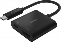 Купити кардридер / USB-хаб Belkin USB-C to HDMI + Charge Adapter  за ціною від 1187 грн.