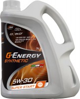 Купить моторное масло G-Energy Synthetic Super Start 5W-30 5L  по цене от 902 грн.