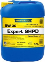 Купити моторне мастило Ravenol Expert SHPD 5W-30 10L за ціною від 2571 грн.