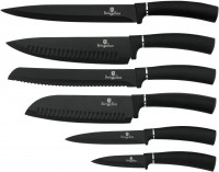 Купити набір ножів Berlinger Haus Black Silver BH-2480  за ціною від 1130 грн.