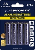 Купить акумулятор / батарейка Esperanza High Power 4xAA: цена от 75 грн.