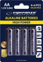 Купити акумулятор / батарейка Esperanza High Power 8xAA  за ціною від 126 грн.