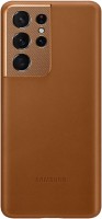 Купити чохол Samsung Leather Cover for Galaxy S21 Ultra за ціною від 139 грн.