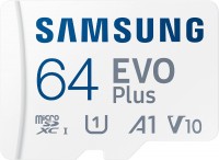 Купити карта пам'яті Samsung EVO Plus A2 V30 UHS-I U3 (EVO Plus A2 V10 UHS-I U3 64Gb) за ціною від 346 грн.